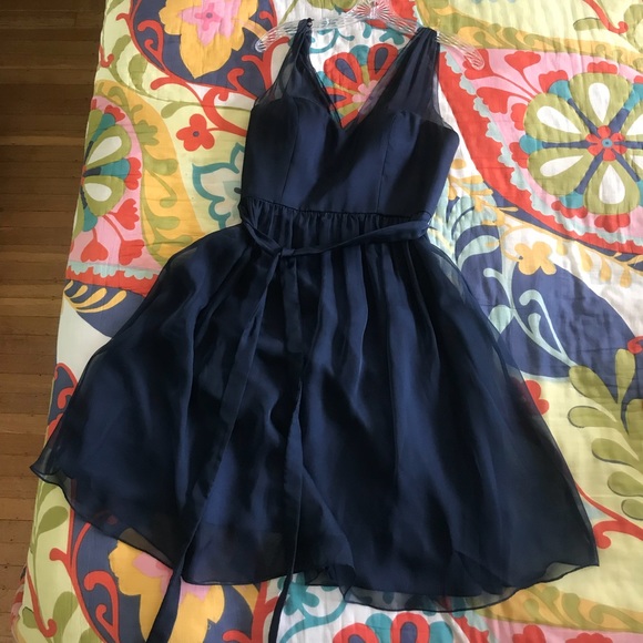 Navy Blue Formal Dress - Picture 1 of 6